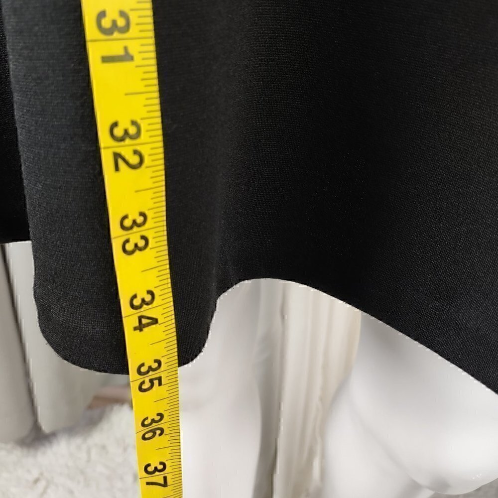 Ann Taylor Loft Women's A-line Black Midi Dress Size 2 - Picture 6 of 10